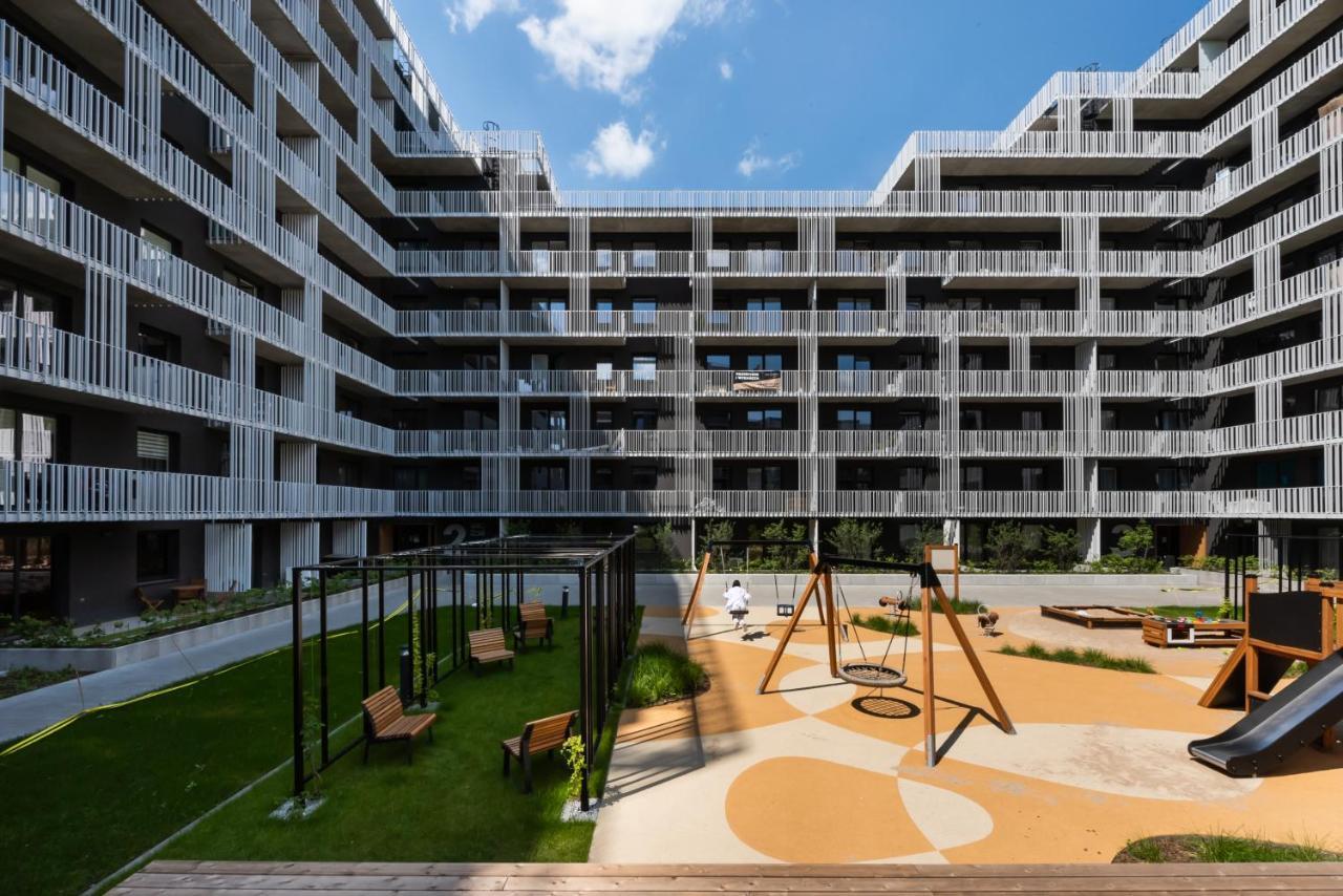 Wola Cosy White Apartment Varsavia Esterno foto